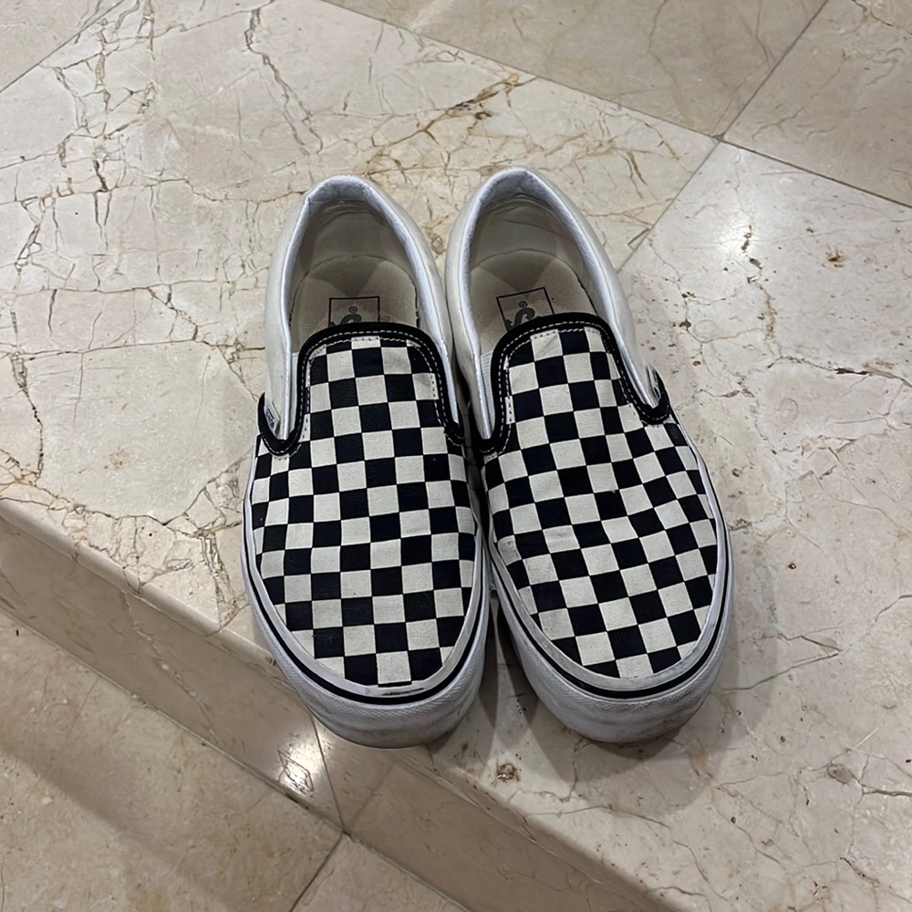 Vans LIP-ON PLATFORM - Checkered
